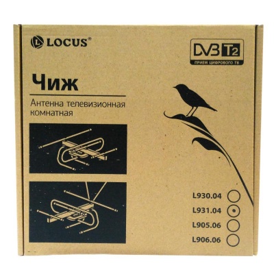 Антенна комнатная с усилителем Locus Чиж L931.04 Антенна комнатная с усилителем Locus Чиж L931.04