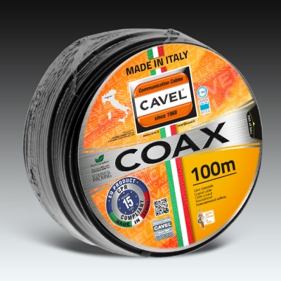 Кабель коаксиальный Cavel SAT-703 N черный